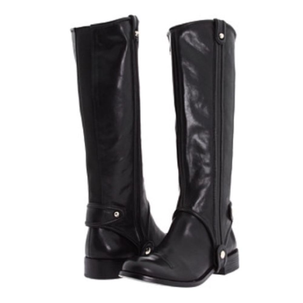 Juicy Couture Carlton Convertible Riding Boots Black 6.5